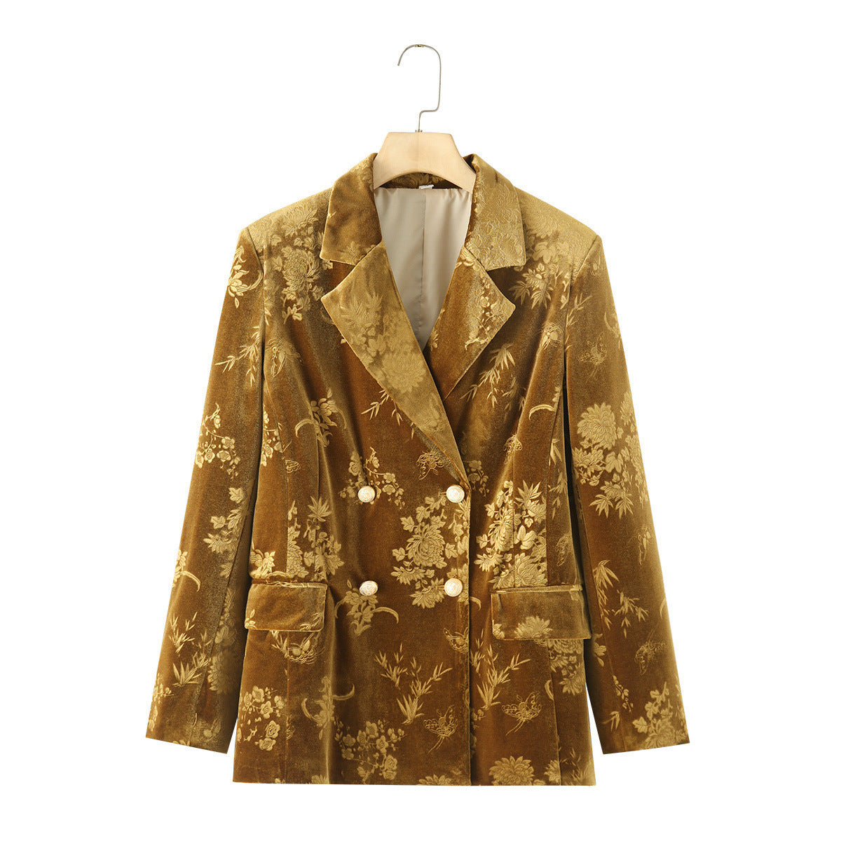 WezelBezel Velvet Embossed Street Jacket