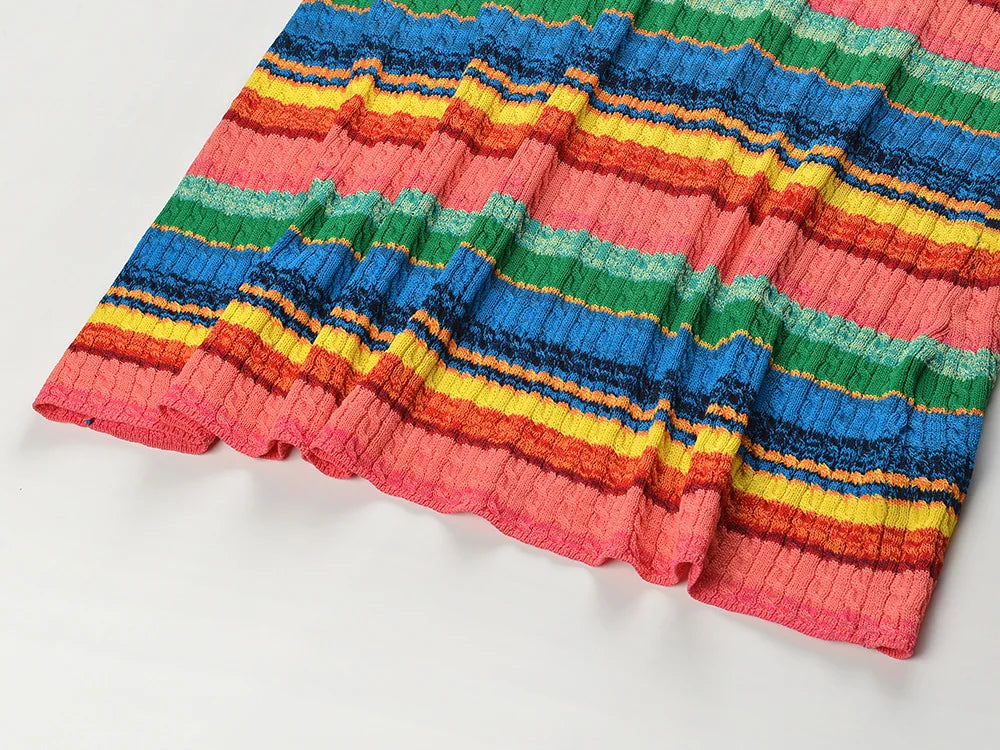 WezelBezel Knit Camisole Skirt - Slim Fit