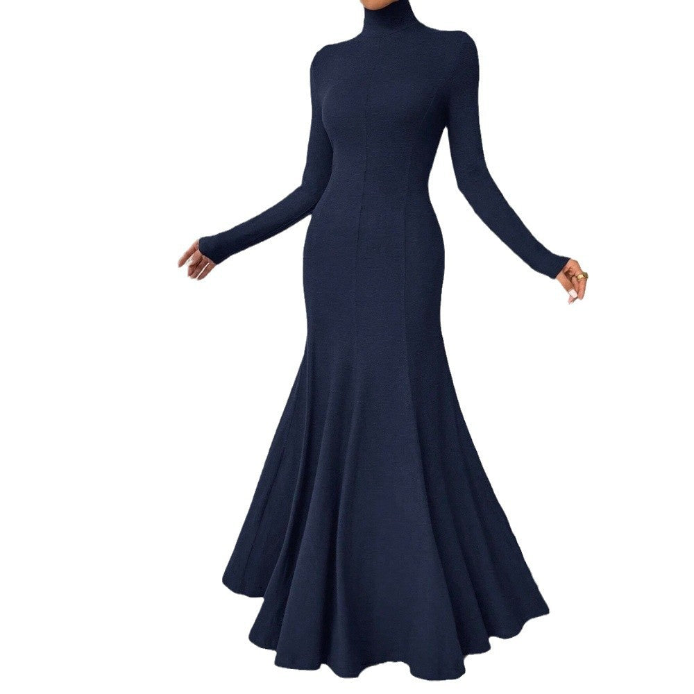 WezelBezel Slim Fit Long Skirt - High Neck Style