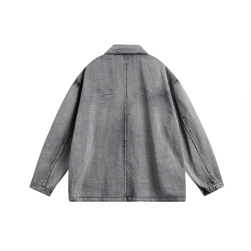 WezelBezel Loose Denim Jacket - Trendy Couple Style