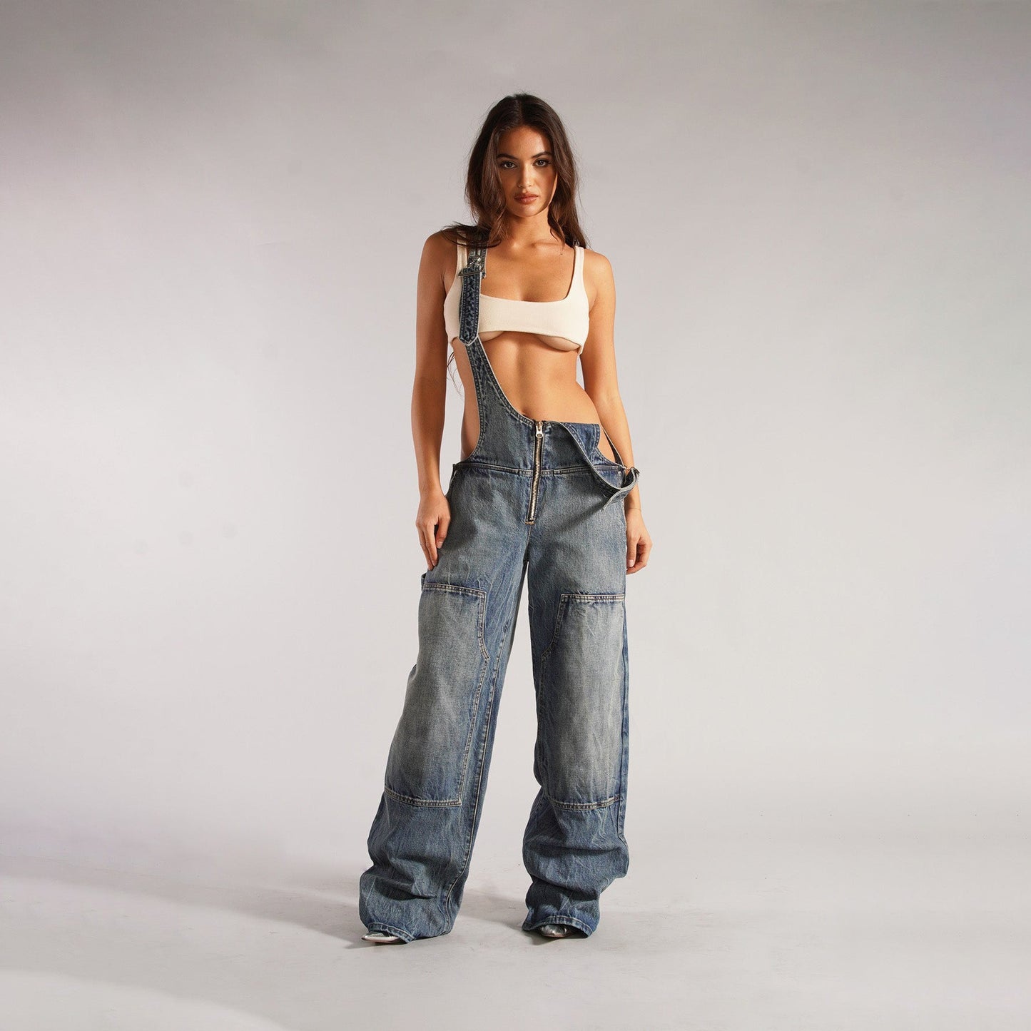 WezelBezel Overalls - Loose Casual Style