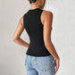 WezelBezel Twist Strapless Knit Top
