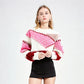 WezelBezel Pink Knit Pullover - Long Sleeve