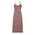 WezelBezel Tricolor Knit Suspender Dress