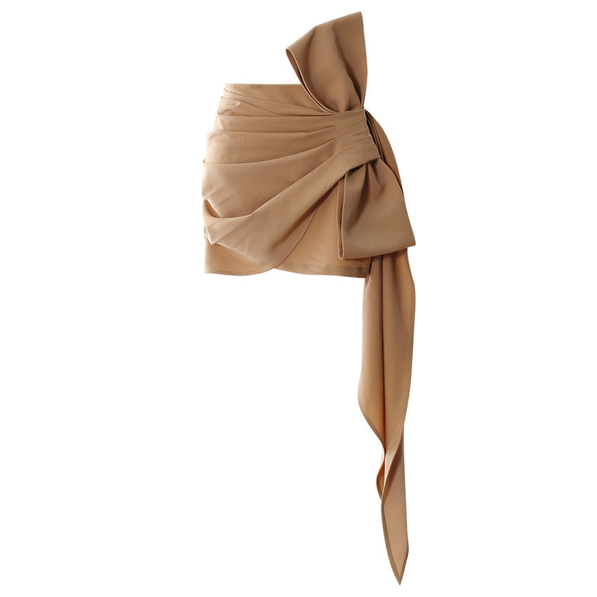 WezelBezel Bowknot Bodycon Mini Skirt