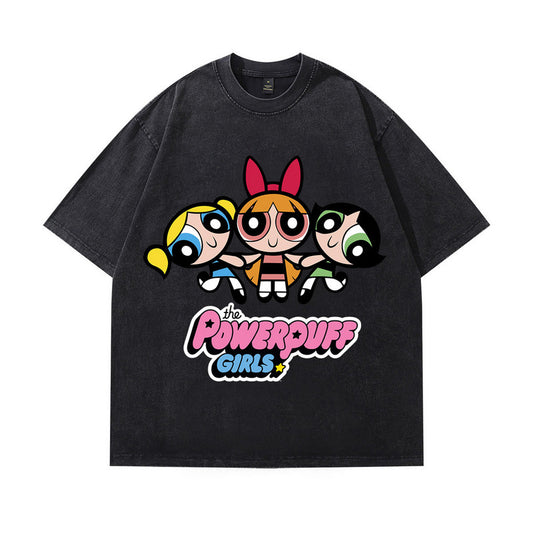 WezelBezel Retro Cartoon Cotton Tee