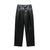 WezelBezel Balloon Leg PU Pants