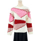 WezelBezel Pink Knit Pullover - Long Sleeve