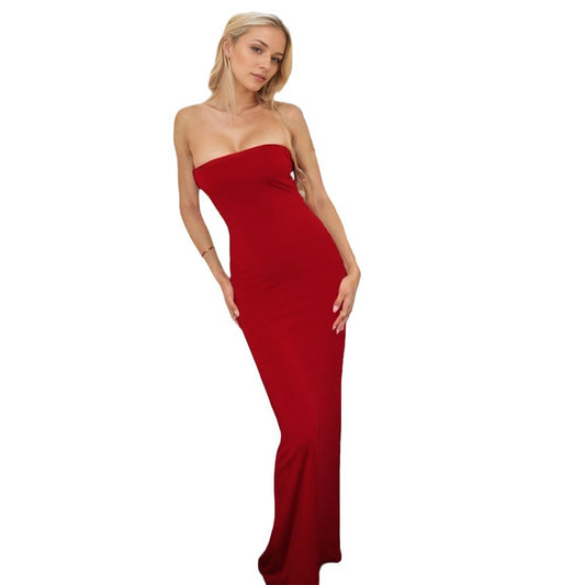 WezelBezel High Waist Dress - Elegant Long Skirt