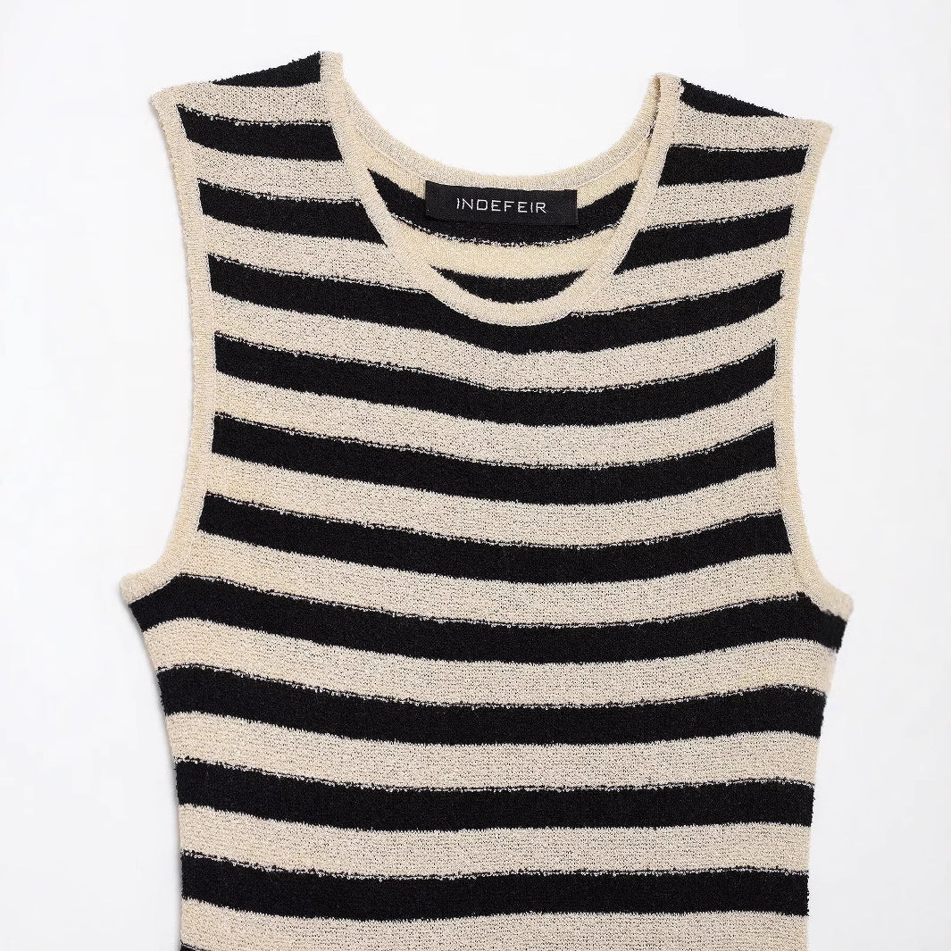 WezelBezel Striped Summer Midi Dress