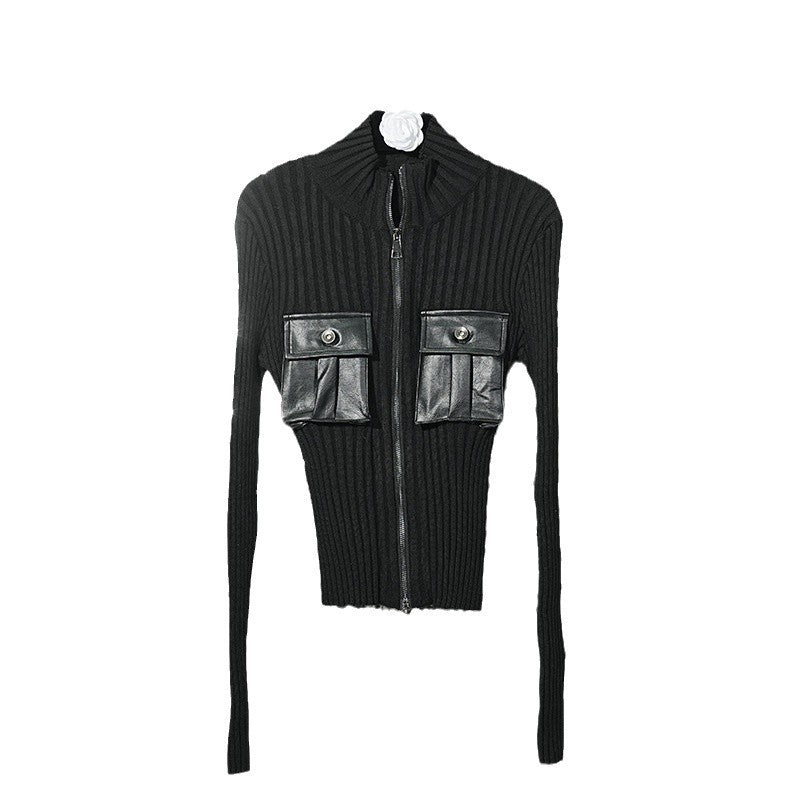 WezelBezel Zipper Cardigan - Trend Style