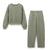 WezelBezel Sweatshirt and Pants Set - Casual Style