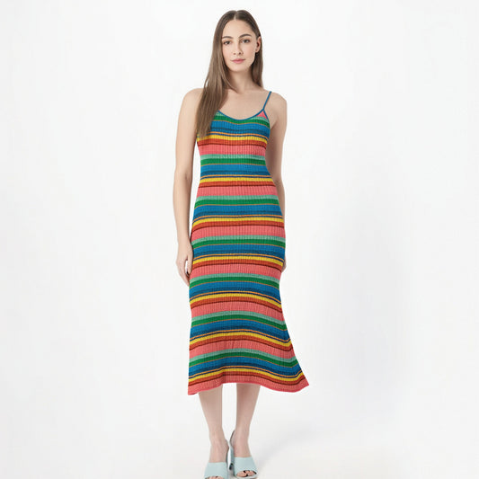 WezelBezel Knit Camisole Skirt - Slim Fit