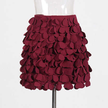 WezelBezel High Waist Skirt - Short Style