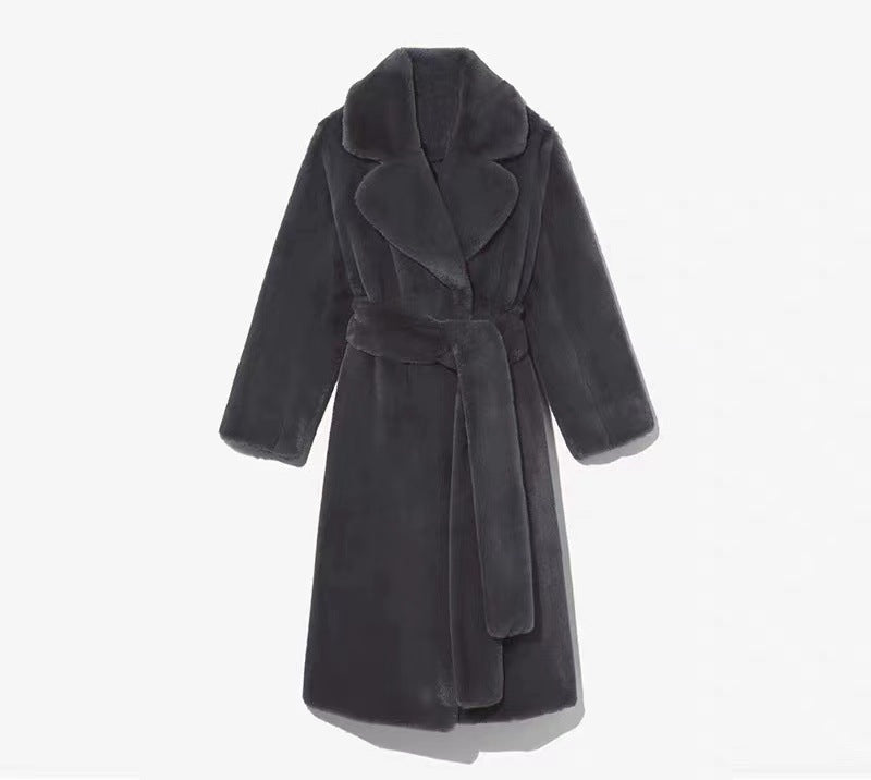 WezelBezel Plush Cotton Fur Coat