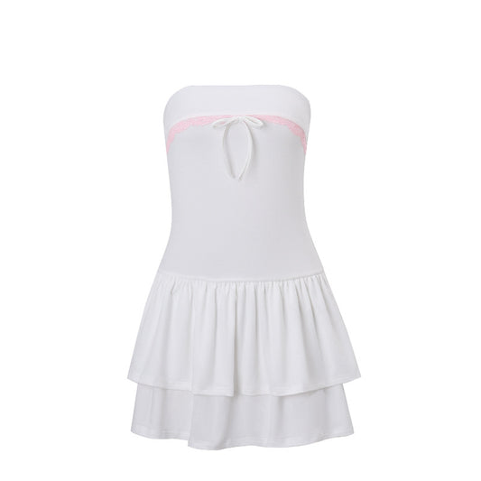 WezelBezel Tie-Up Halter Body Dress