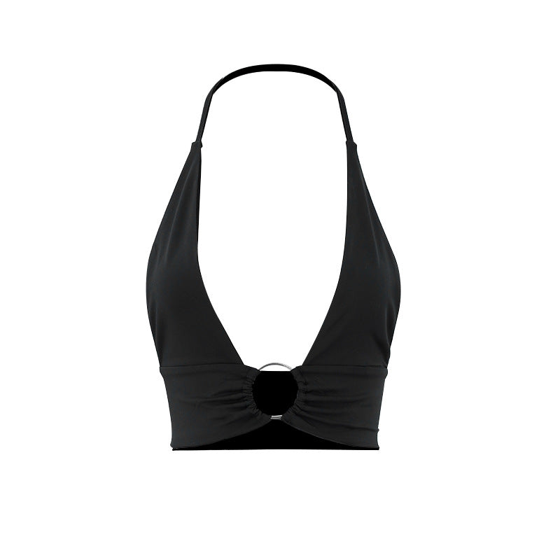 WezelBezel Slim Ribbed Vest Top