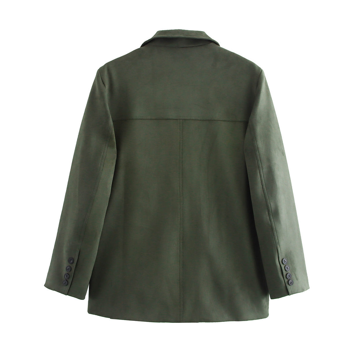 WezelBezel Suede Suit Jacket - Two-Color Style