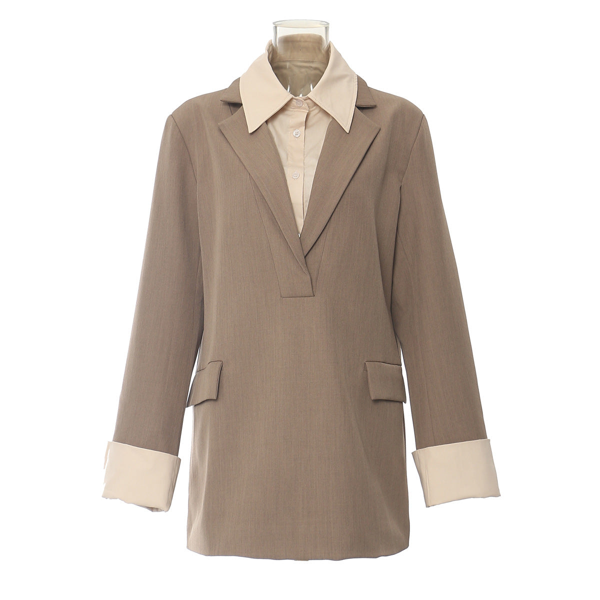 WezelBezel Suit Jacket Top - Loose Fit