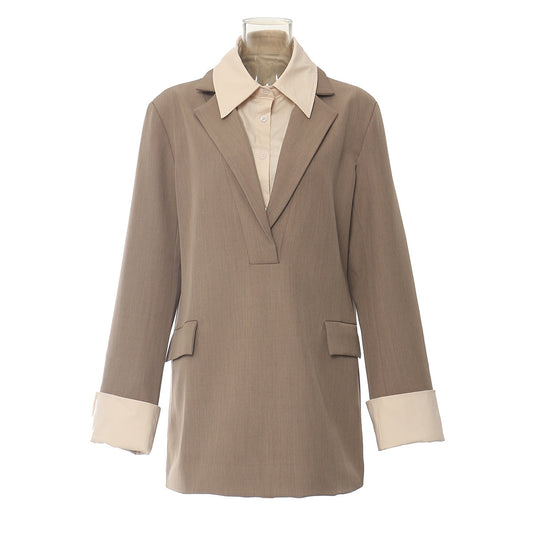 WezelBezel Suit Jacket Top - Loose Fit