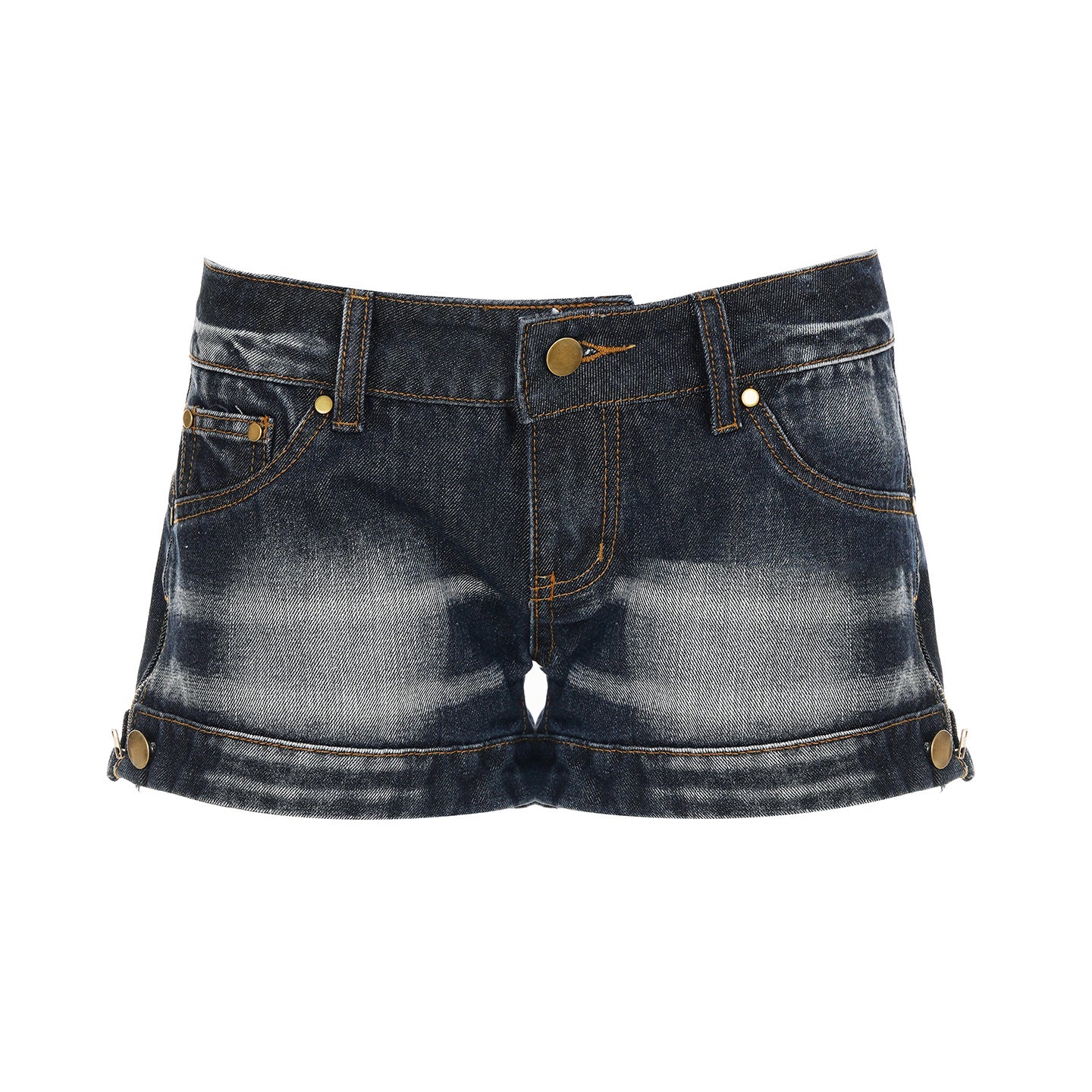 WezelBezel Washed Mini Denim Shorts