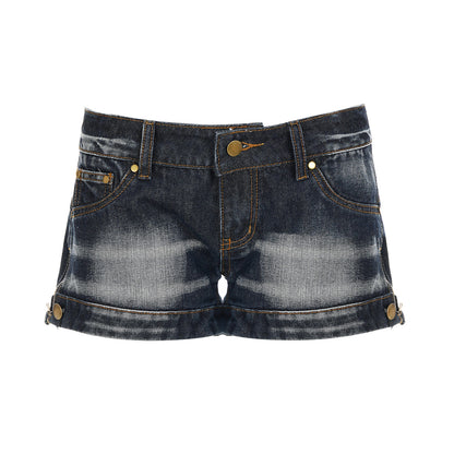 WezelBezel Washed Mini Denim Shorts