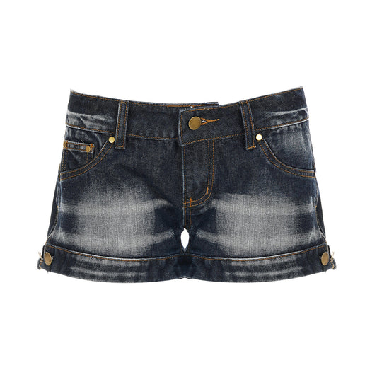 WezelBezel Washed Mini Denim Shorts