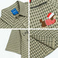 WezelBezel Retro Plaid Dog Shirt