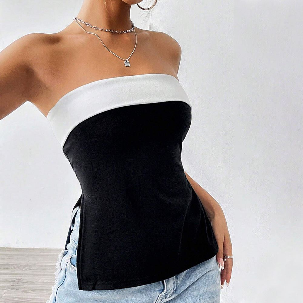 WezelBezel Spicy Strapless Tank Set