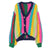 WezelBezel Rainbow Knit Cardigan