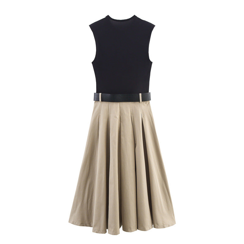 WezelBezel Spaghetti Strap Patch Dress