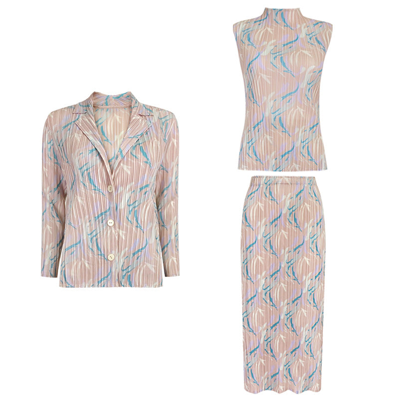 WezelBezel Small Floral Skirt Set