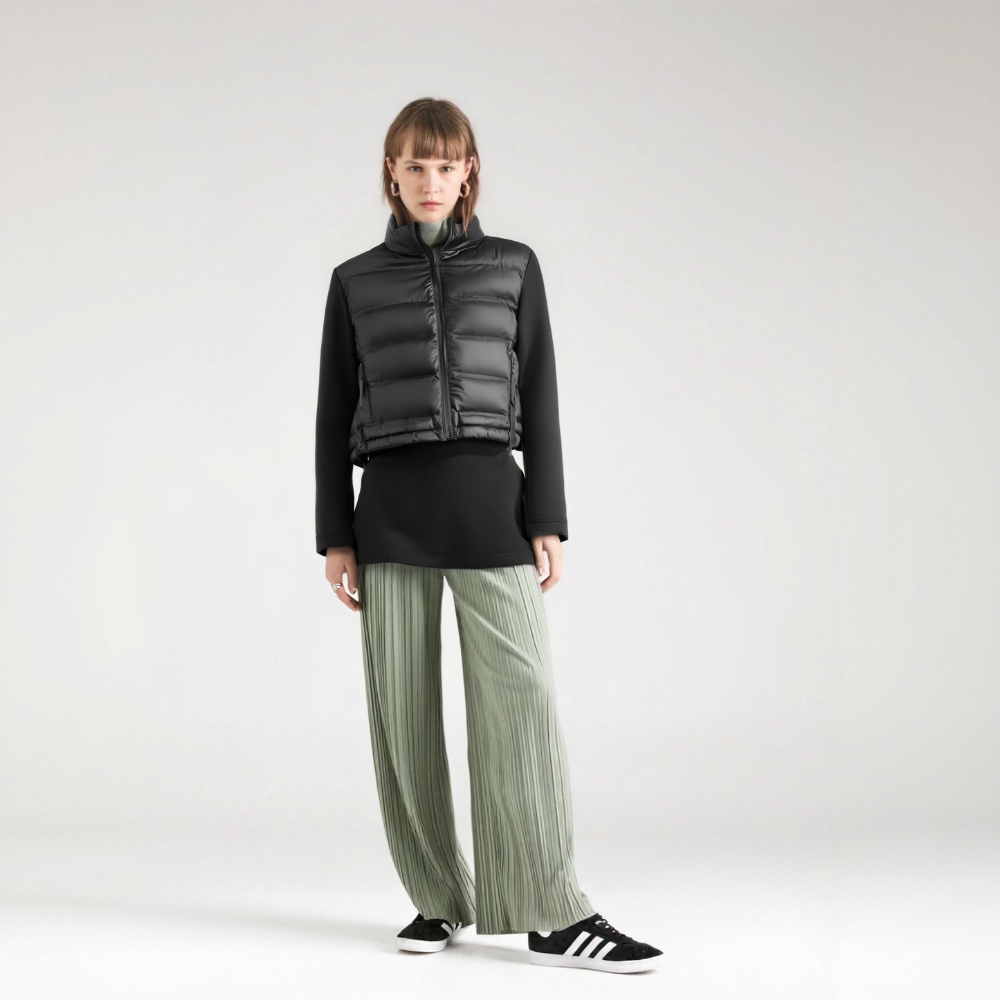 WezelBezel Short Cotton Jacket - Spliced Design