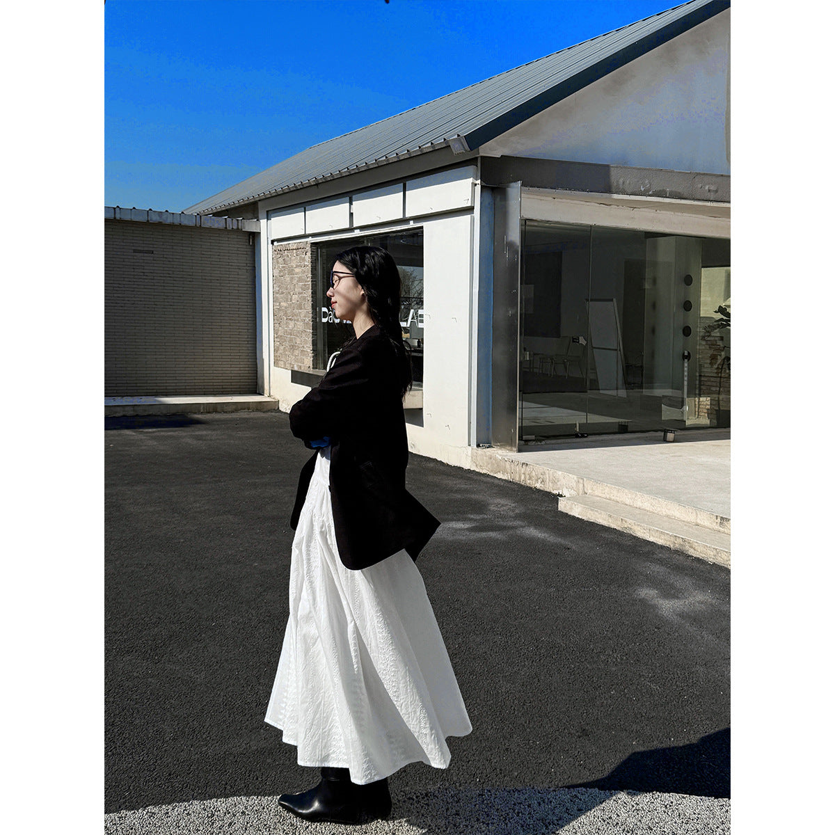 WezelBezel Casual Pleated Dress - A-line Dress