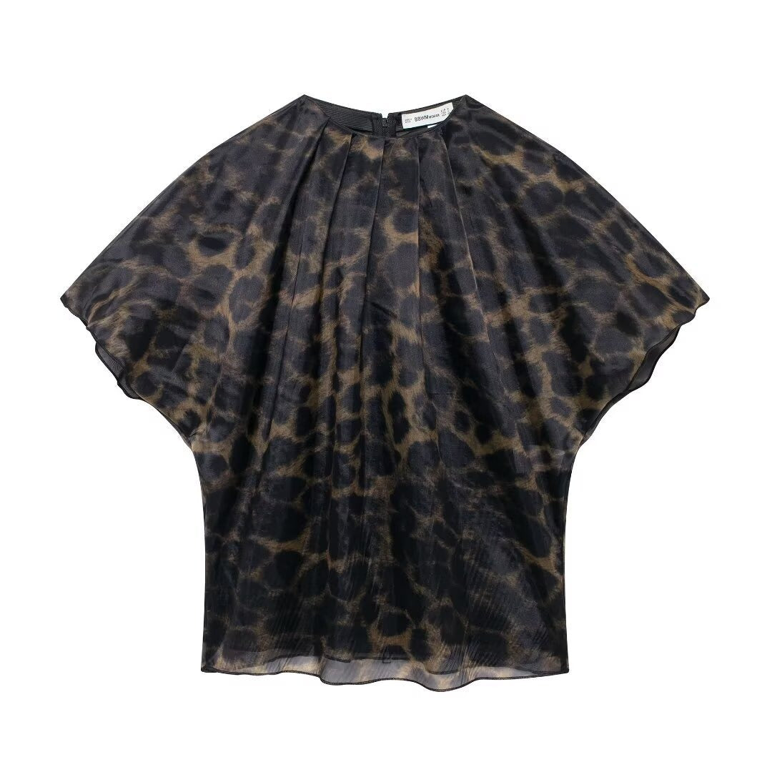 WezelBezel Organza Top - Loose and Slimming Style