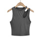 WezelBezel Sloped-Neck Minimal Vest