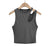 WezelBezel Sloped-Neck Minimal Vest