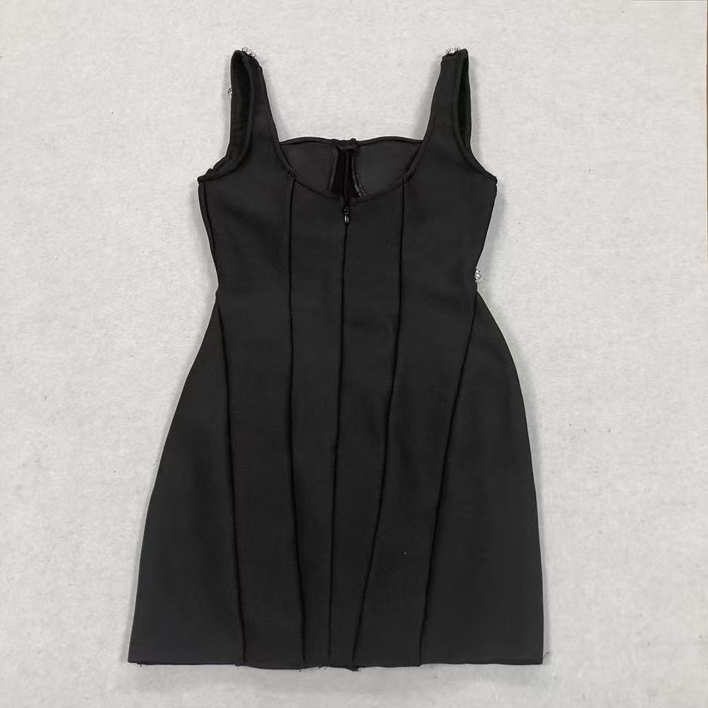 WezelBezel Suspender Mini Skirt