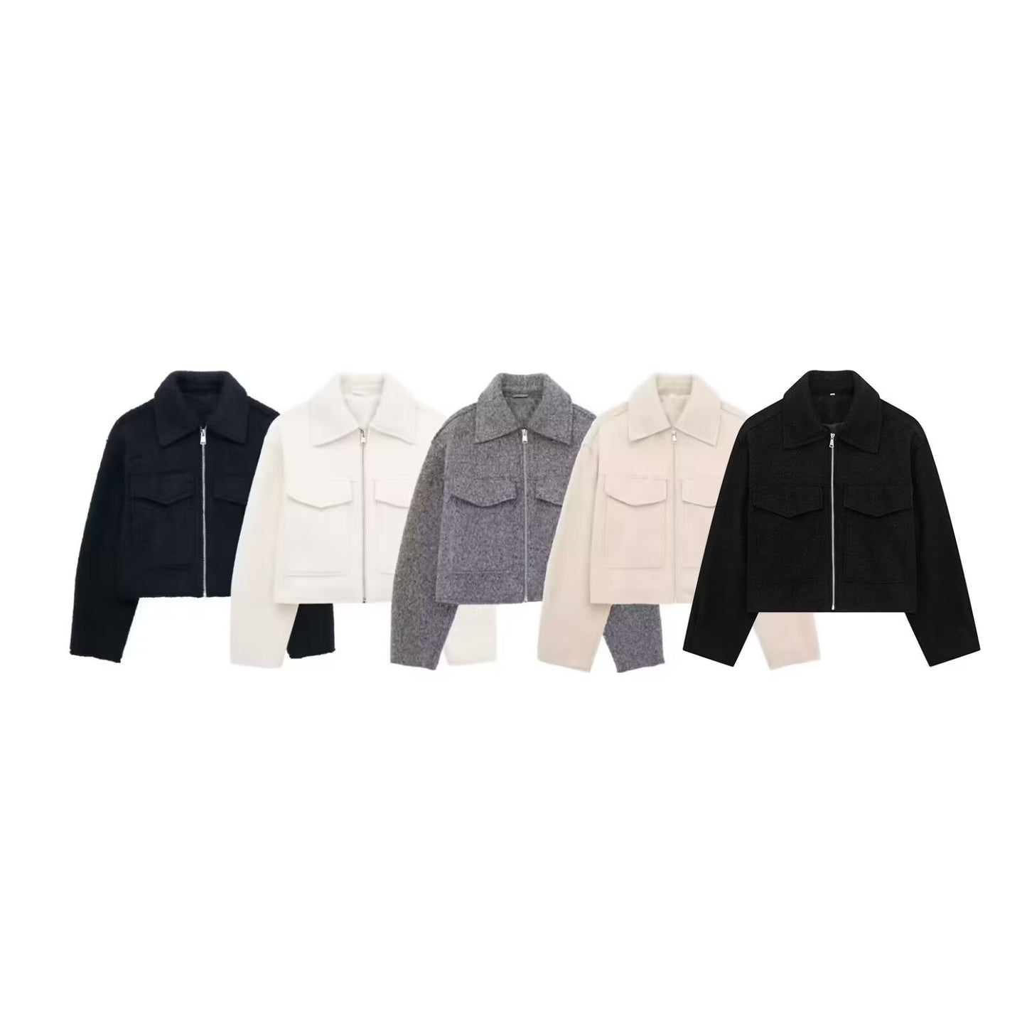 WezelBezel Woolen Jacket - Short Style