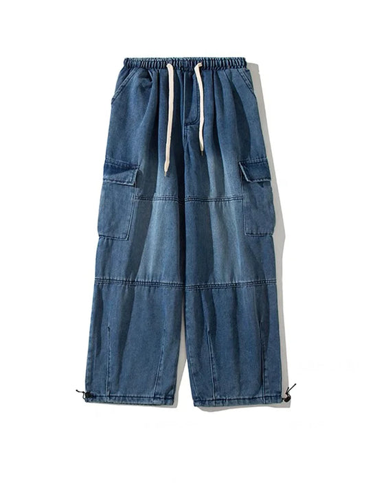 WezelBezel Oversized Retro Cargo Jeans