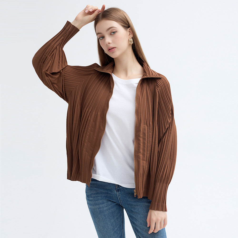 WezelBezel Zip-Up Stand Collar Jacket