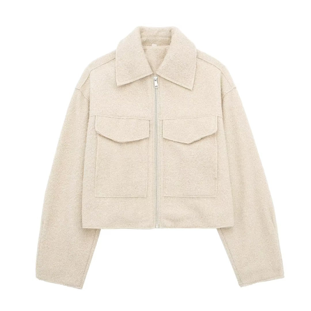 WezelBezel Woolen Jacket - Short Style