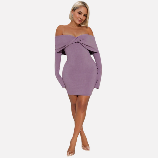 WezelBezel Royal Collar High Skirt Dress