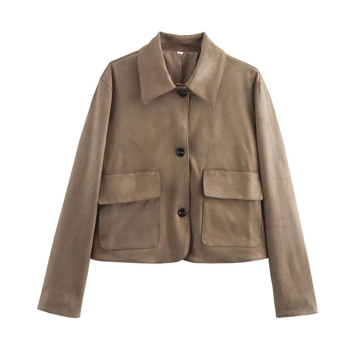 WezelBezel Two-Tone Suede Jacket