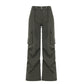WezelBezel Wide Leg Utility Pants
