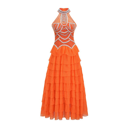 WezelBezel Sculpted Halter Formal