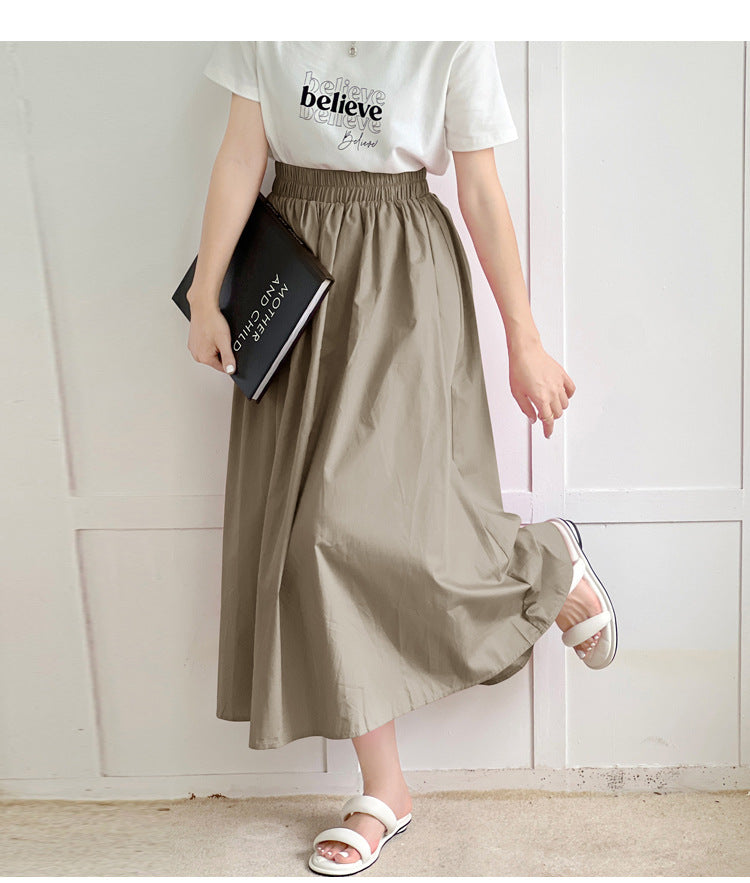 WezelBezel Trumpet Pleated Skirt - Cotton Style