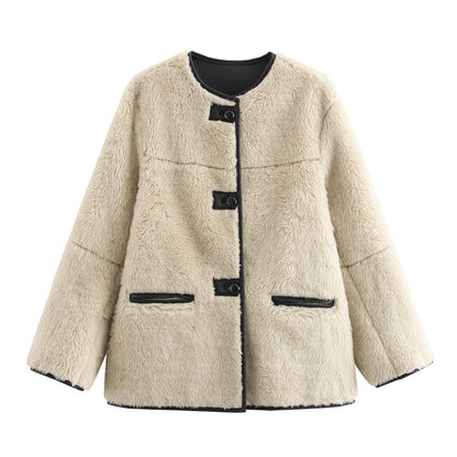 WezelBezel Fur Integrated Jacket - Plush Style