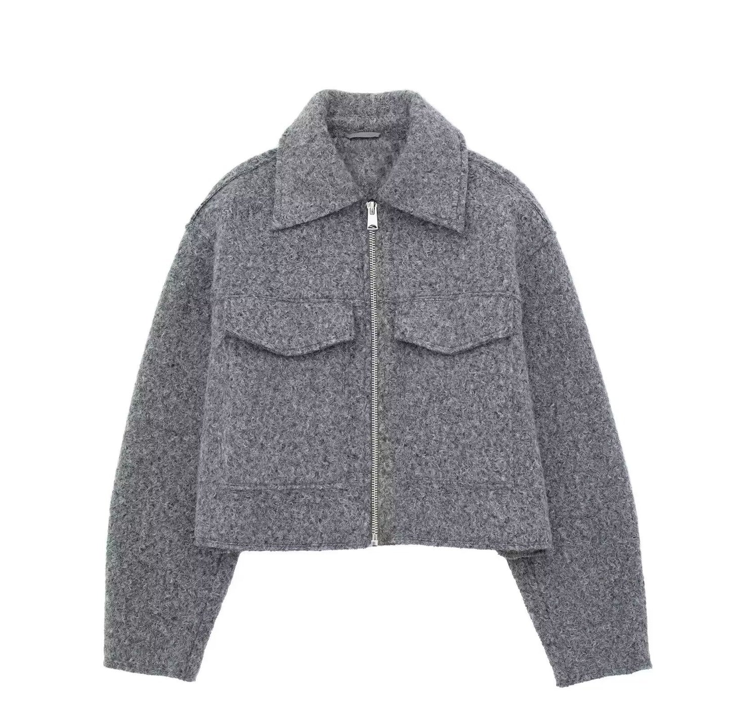 WezelBezel Woolen Jacket - Short Style