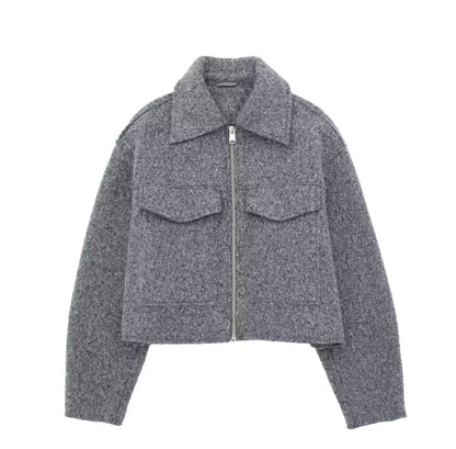 WezelBezel Woolen Jacket - Short Style